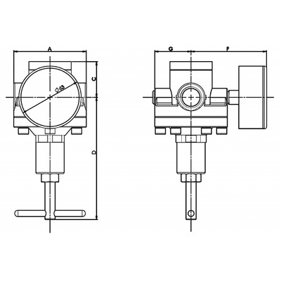 Kompakt-Druckregler, 60 bar, G3/8i, DN12, BG 04, 2 bis 35 bar, 1400 l/min