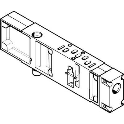 VABF-S4-2-P1A14-N18 Vertikal-Versorgungsplatte