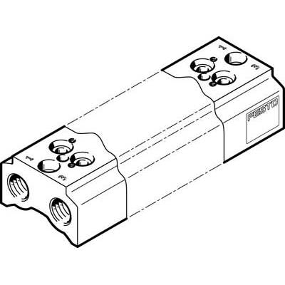 CPE10-3/2-PRS-1/4-2-NPT Anschlussblock