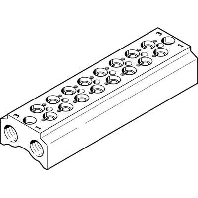 CPE10-3/2-PRS-1/4-8 Anschlussblock