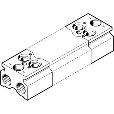 CPE18-3/2-PRS-3/8-7-NPT Anschlussblock