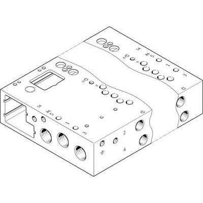 VABM-L1-14W-G14-4-GR Anschlussleiste