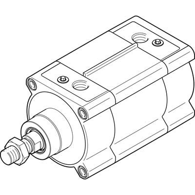 DSBF-C-125-25-PPVA-N3-R Normzylinder