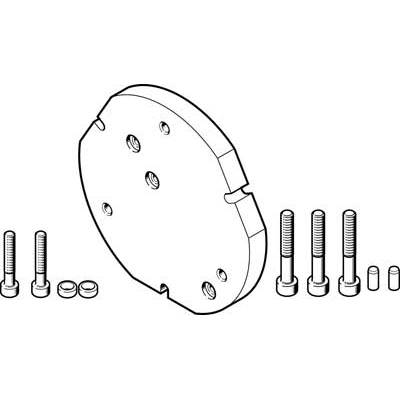 DHAA-G-H2-25-B13G-63 Adapterbausatz