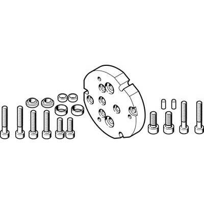 DHAA-G-H2-16-B13-40 Adapterbausatz