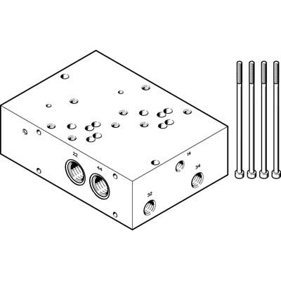 VABP-S1-2V1G-G38-2 Anschlussplatte