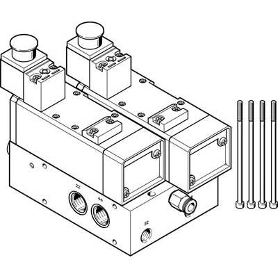 VABP-S1-2V1G-G38-2M-A1 Anschlussplatte