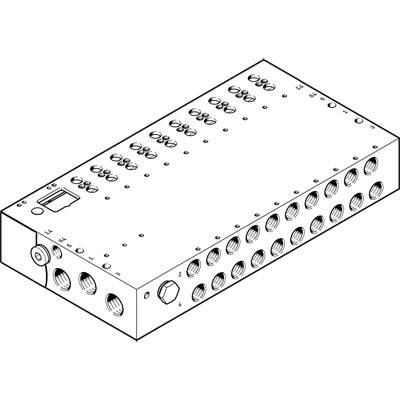 VABM-L1-18G-G38-24-G Anschlussleiste