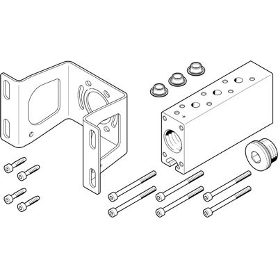 VABM-B10-30-G34-3-P53-E P-Anschlussleiste