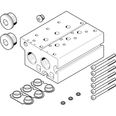 VABM-B10-30E-G34-4-P3 Anschlussblock