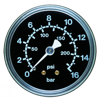 Manometer, V-Bloc, BG 02, Ø 50 mm, 0-10 bar