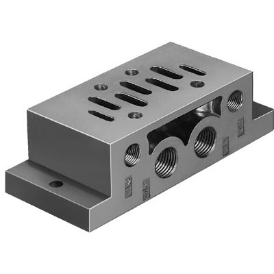 NAS-3/8-2A-ISO Einzelanschlussplatte