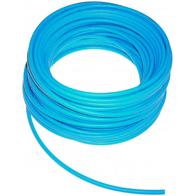 PVC (Polyvinylchlorid) - Pneumatikschlauch mit Gewebeumflechtung, Farbe blau, DN9, Wandstärke 1,3 mm, SPS 9, Rollenlänge 50 m