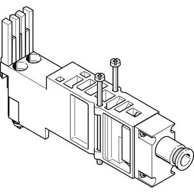 VMPA2-VSP-QS6 Vertikal-Versorgungsplatte