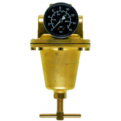 Wasserdruckregler, G1/4i, DN06, 0,5 bis 10 bar, 2,5 l/min