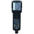 Filter, Mikrofilter, V-Bloc, BG 01, G3/8i, 20 bar, Metallbehälter, Handablassventil, Filtereinsatz 0,01 µm, 420 l/min