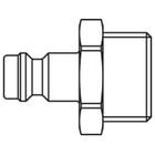 Stecktülle aus Edelstahl 1.4305, einseitig absperrend, G1/4a, NW5, max. 35 bar