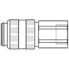 Schnellverschlußkupplung aus Messing, einseitig absperrend, NBR, G1/2i, NW15, max. 35 bar, -20 bis 100°C